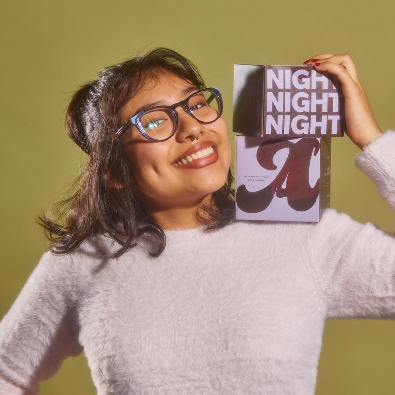 August Night Pads - 100% Organic Cotton Topsheet, Soft and