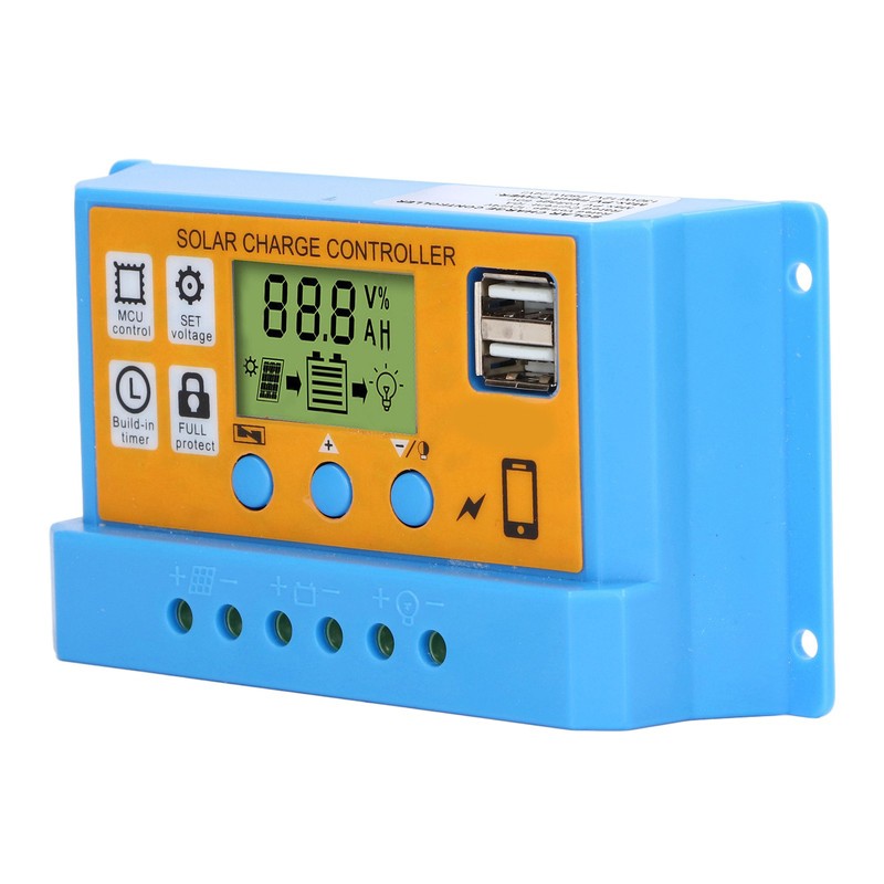 Solar Controller Digital Display Solar Panel Charge Controller Battery Intelligent