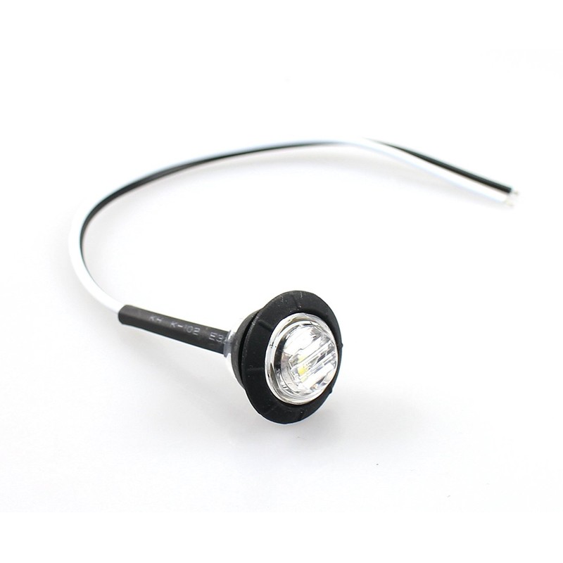 (Pack of 50) Madcatz Red Light (Clear Lens) 3/4 inch