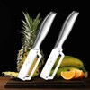3-in-1 Stainless Steel Peeler for Kitchen Prep – Vegetable, Fruit