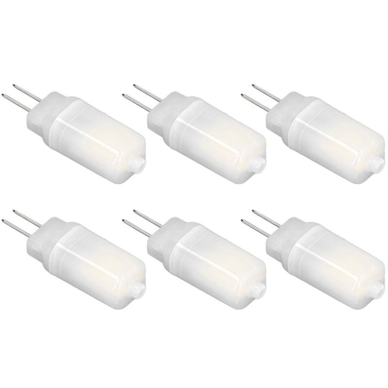 6pcs G4 LED Bulb 12V 360° Luminescence 360° Heat Dissipation
