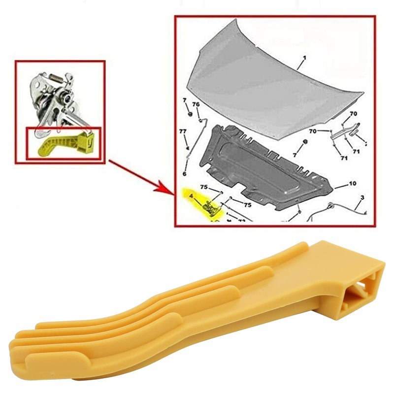 Doo Engy Bonnet Lock Handle Bonnet Pull Catching Locking Handle