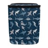 Renewold Car Trash Can, Shark Print Car Organizer Storage Bag