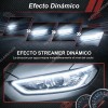 30cm Par Tira Led Drl Flexible Direccional Secuencial Auto