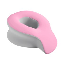 Perfeclan Face Down Cushion Face Cradle Cushion Washable Cover Non-Slip Travel Support Spa Pillow for Face Aeroplane Spa Trip Office Pink