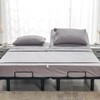 Kingnex Striped Split Top California King Sheets Sets for Adjustable