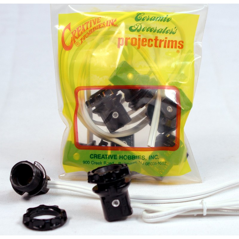 Creative Hobbies® LP1970 Phenolic Candelabra (E12) Base Sockets with 1.25"