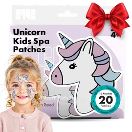 Unicorn Kids Face Masks Skincare Set (20pcs), Organic Vegan & Kid Safe Skin Care Ages 4+, Cute Animal Sheet Masks for Girls, Spa Day, Sleepover, Slumber Party Favors, Stuffs and Gifts for Little Girls