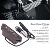 Soundhole Pickup Acoustic Folk Guitar Amplifier Punch Free Replacement Parts