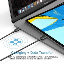 Tek Styz PRO 2Pack USB-C 50W/5A Compatible with Xiaomi Redmi K70 for 5Gbps Data and Hi-Powered Charging Cable (Black 1.5M/5ft)