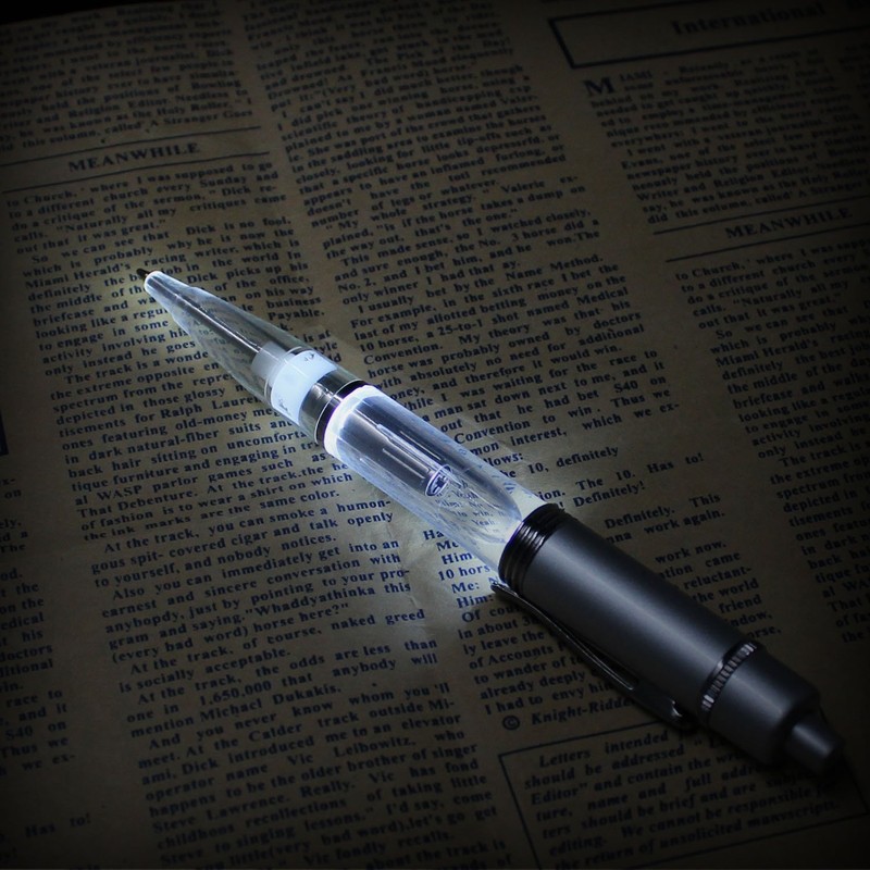 Glovion Led Light Pen,Penlight for Nighttime Writing - White -