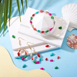 PandaHall Muschelperlen, Muschelperlen, natürliche Spiralen, kleine Muscheln, lose Perlen, kleine Muscheln für Halsketten, Armbänder, Ohrringe, Schmuckherstellung, Basteln, 300 Stück