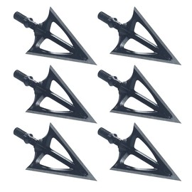 JIANZD Archery Broadheads 100 Grain Fixed Blades Screw-in Arrowheads for Crossbow Recurve Bow and Compound Bow