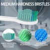 Replacement Heads Compatible with TAO Clean Electric Toothbrush, Green