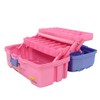 Plano Plano 2-Tray Tackle Box with Dual Top Access, Periwinkle/Pink,