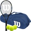 Wilson US Open BLX Tennis Racquet (4 1/4" Grip) Bundled