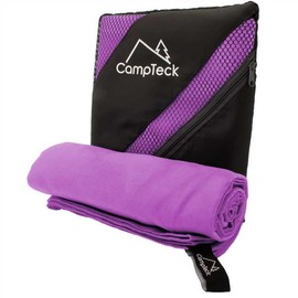 CampTeck U7305 Large (180x80cm) Lightweight and Compact Quick Dry Microfiber Travel Towel for Sports, Gym, Beach, Swimming, Yoga, Camping - Purple