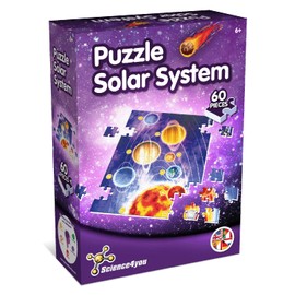 Science4you Sonnensystèm Puzzle für Kinder - 60-teiliges Puzzle über die Planeten des Sonnensystems, Puzzlespielzeug und Geschenk für Jungen und Mädchen ab 6 Jahren