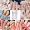Nail Art Brush Set, 8PCS Nail Art Pulling Tools, DIY