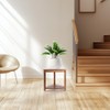 Shower Foot Rest 13.5in, Acacia Wood Shower Stool for Shaving