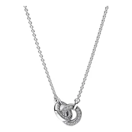 Collar Omamori Entrelazados Cifculosplata 925 45 Cm