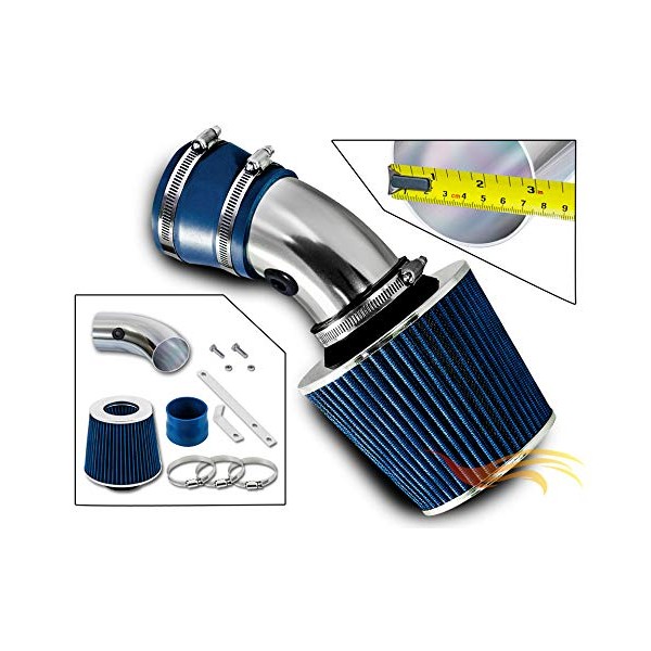 Rtunes Racing Short Ram Air Intake Kit + Filter Combo