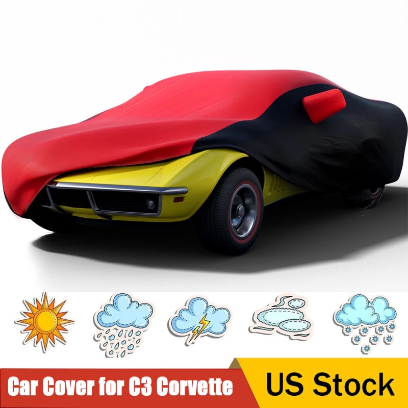 KAKIT 6 Layer Car Cover for 1968-1982 Corvette C3 Waterproof