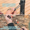 Pack of 6 Bungee Cord, Trekking Pole Attachment Cord, Adjustable