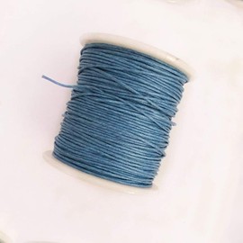 Yourandoll 4 Rolls Waxed Cotton Cord Wax Cord Cotton Cord 1 mm x 80 m for DIY Bracelet Necklace Jewellery Making (Colour 1)