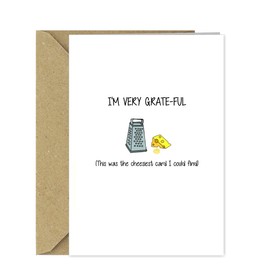 Funny Thank you Card - I'm very grateful - Cute Pun