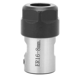 Fafeicy Collet Chuck Holder Spindle Motor Shaft Clamping Tool Bar Electric Spindle Tool Holder (8 mm, 16 mm) for Drill, Milling Machine, Lathe, Grinding Machine
