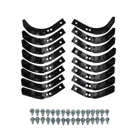 RAParts New Aftermarket Tiller 16 Piece Tine Set with Hardware Fits Troy-Bilt Horse/Pony