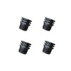 PP Threaded Plug Black PN10 Fittings Male Thread Plug 3/4