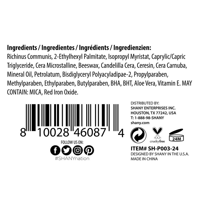 SHANY Chunky Eyeshadow Eye Pencil With Vitamin E & Aloe