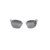 Foster Grant Polarized crystal transparent sunglasses with grey lenses. 100%