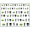 Alien UFO Collections (Alien Nail Art Decals)