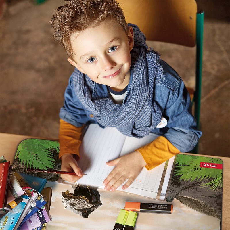 ROTH Tyrannosaurus Writing and Painting Pads Faux Leather 59 x