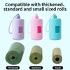 3Pack Dog Poop Bag Holder for Leash,Integrated Molding Soft Plastic