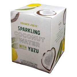 Trader Joe's Sparkling Coconut Water with YUZU - 4 pack - 8.45 oz each