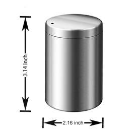 YIFOCUS 2Pcs Stainless Steel Metal Toothpick Holder Dispenser with Toothpicks Home Decor Thickening Tooth Picks Lot Container with 1000 Pieces Bamboo Round Toothpicks for Teeth and Appetizer