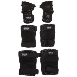 Silver Fox SAFETY GEAR 3-PACK (Protector Set) SP-202N (Knee.Elbow.Wrist Set) L Size