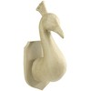 Décopatch SA188C Paper-Mâché Peacock Trophy for Decorating and Personalising, 26.5