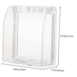 Vaguelly Outdoor Doorbell Protector Cover Rainproof Switch Box for Household Doorbell Chime