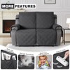TAOCOCO 100% Waterproof Oversized Loveseat Recliner Cover, Non Slip Split