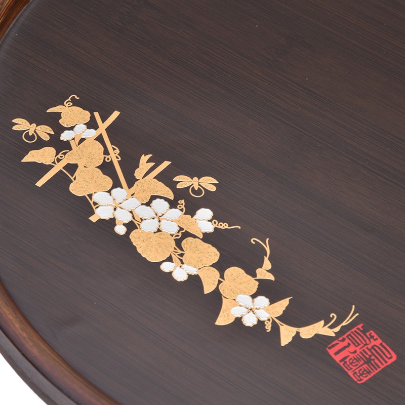 Bamboo Tea Tray Japanese Simple Novel Beautiful Resin Walnut Tea