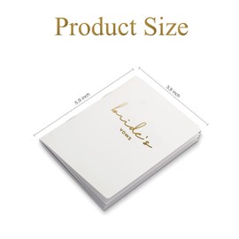 GroomBrideGifts Wedding Vow Book for His and Hers, Soft Touch, Perfectly Sized Bride and Groom Vow Books, Wedding Essentials, Wedding Registry Ideas, His and Hers Gifts