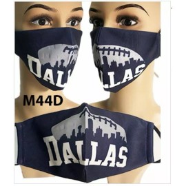 Dallas Cowboys Face Mask Adjustable Reusable