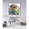 Car Stamped Cross Stitch Kits for Adults Beginner,Counted Cross Stitch