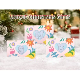 COSHAYSOO Blue Belt Bag Small Waist Fanny Pack Crossbody Purse with Initial Letter Patch for Teen Girl Women, Nylon Cross Body Travel Everywhere Hip Pouch Trendy Preppy Christmas Gift (T)