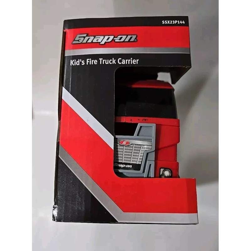 Snap On Tools Kids Fire Truck Carrier Toy Double Sided